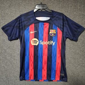 Barcelona Football Club Shirt Soccer FCB Small Nike Sport Dri-Fit Spotify LaLiga